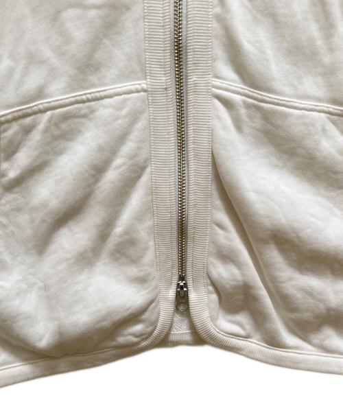 LACOSTE（ラコステ）LACOSTE (ラコステ) プレミアムスウェットジップカーディガン ホワイト サイズ:3の古着・服飾アイテム