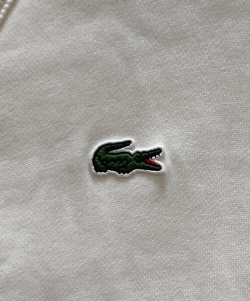LACOSTE（ラコステ）LACOSTE (ラコステ) プレミアムスウェットジップカーディガン ホワイト サイズ:3の古着・服飾アイテム