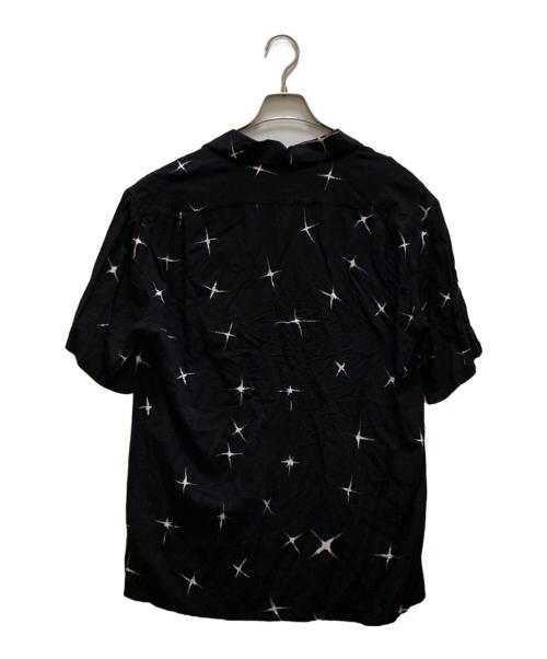Saint Laurent Paris（サンローランパリ）Saint Laurent Paris (サンローランパリ) シューティングスター ショートスリーブオープンカラーシャツ ブラック サイズ:41の古着・服飾アイテム