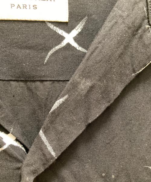 Saint Laurent Paris（サンローランパリ）Saint Laurent Paris (サンローランパリ) シューティングスター ショートスリーブオープンカラーシャツ ブラック サイズ:41の古着・服飾アイテム