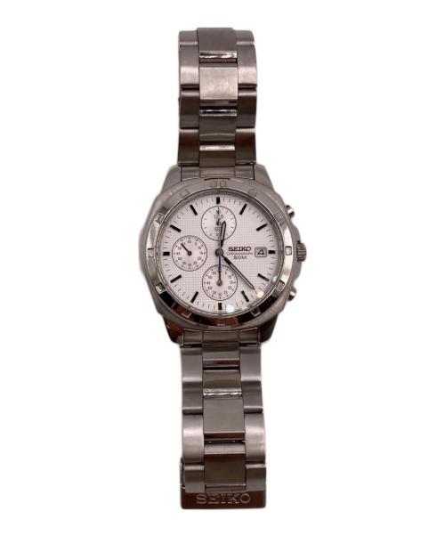 SEIKO（セイコー）SEIKO (セイコー) クロノグラフ シルバーの古着・服飾アイテム