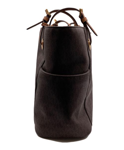 MICHAEL KORS（マイケルコース）MICHAEL KORS (マイケルコース) シグネチャートートバッグ ブラウンの古着・服飾アイテム