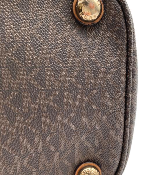 MICHAEL KORS（マイケルコース）MICHAEL KORS (マイケルコース) シグネチャートートバッグ ブラウンの古着・服飾アイテム