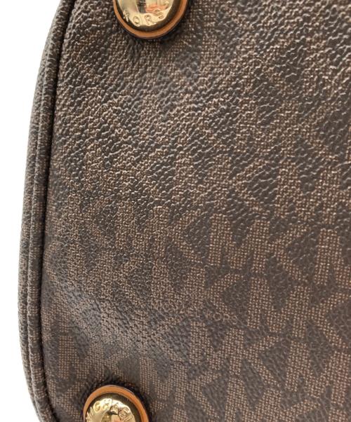 MICHAEL KORS（マイケルコース）MICHAEL KORS (マイケルコース) シグネチャートートバッグ ブラウンの古着・服飾アイテム
