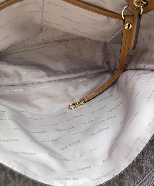 MICHAEL KORS（マイケルコース）MICHAEL KORS (マイケルコース) シグネチャートートバッグ ブラウンの古着・服飾アイテム