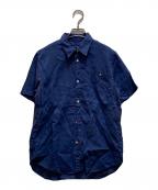 COMME des GARCONS JUNYA WATANABE MANコム デ ギャルソン ジュンヤ ワタナベ マン）の古着「S/Sリネンシャツ」｜ブルー