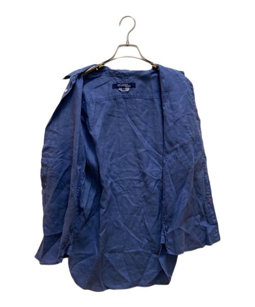 COMME des GARCONS JUNYA WATANABE MAN（コム デ ギャルソン ジュンヤ ワタナベ マン）COMME des GARCONS JUNYA WATANABE MAN (コム デ ギャルソン ジュンヤ ワタナベ マン) S/Sリネンシャツ ブルー サイズ:ssの古着・服飾アイテム