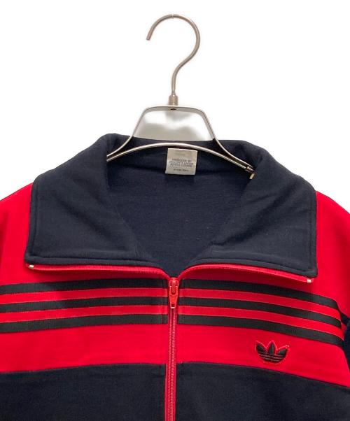 adidas Originals（アディダスオリジナル）adidas originals (アディダスオリジナル) ヴィンテージトラックジャケット ブラック×レッド サイズ:3の古着・服飾アイテム