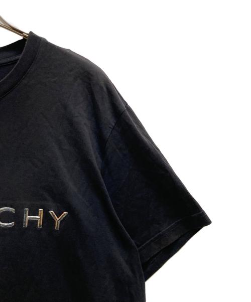 GIVENCHY（ジバンシィ）GIVENCHY (ジバンシィ) メタリックロゴTシャツ ブラック サイズ:XSの古着・服飾アイテム