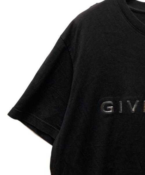 GIVENCHY（ジバンシィ）GIVENCHY (ジバンシィ) メタリックロゴTシャツ ブラック サイズ:XSの古着・服飾アイテム