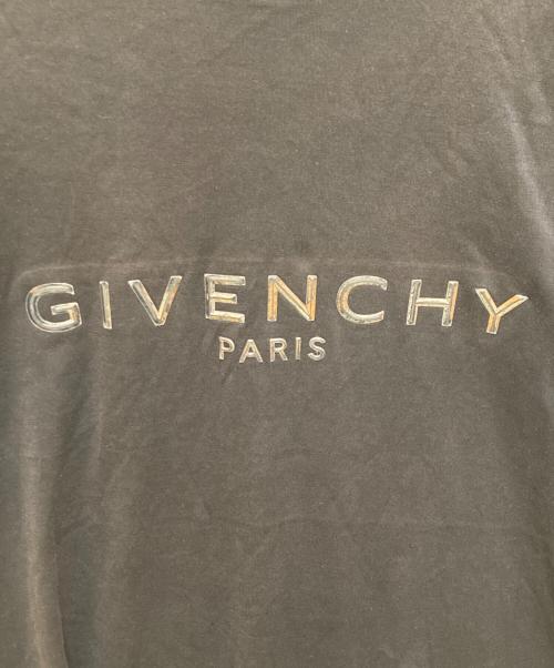 GIVENCHY（ジバンシィ）GIVENCHY (ジバンシィ) メタリックロゴTシャツ ブラック サイズ:XSの古着・服飾アイテム