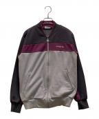 adidasアディダス）の古着「80Sトラックジャケット」｜グレー×パープル