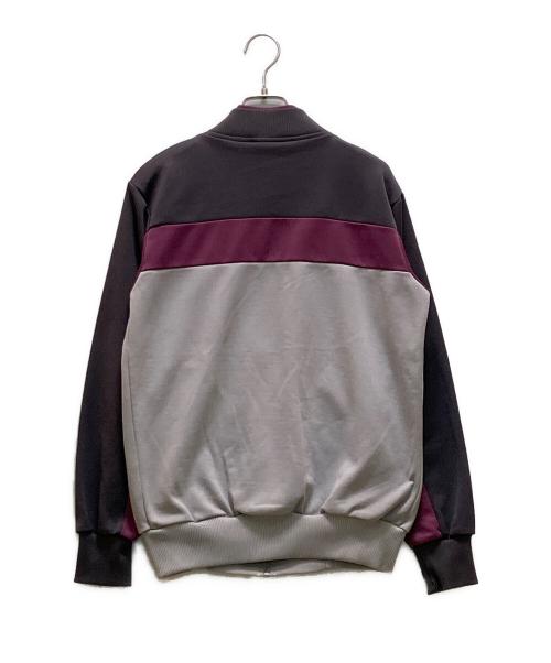 adidas（アディダス）adidas (アディダス) 80Sトラックジャケット グレー×パープル サイズ:Sの古着・服飾アイテム