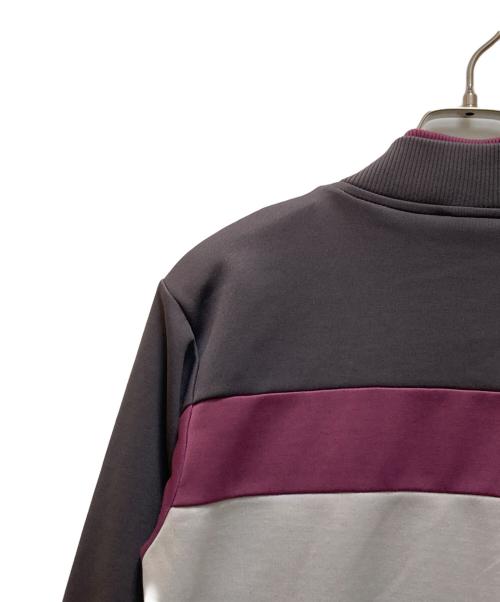 adidas（アディダス）adidas (アディダス) 80Sトラックジャケット グレー×パープル サイズ:Sの古着・服飾アイテム