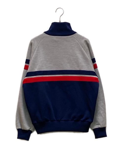 adidas（アディダス）adidas (アディダス) ヴィンテージトラックジャケット グレー×ブルー サイズ:34の古着・服飾アイテム