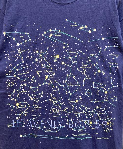 Hanes（ヘインズ）Hanes (ヘインズ) 90S 星座Tシャツ ブルー サイズ:Mの古着・服飾アイテム