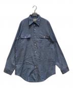 big macビッグマック）の古着「70Sシャンブレーシャツ」｜ブルー