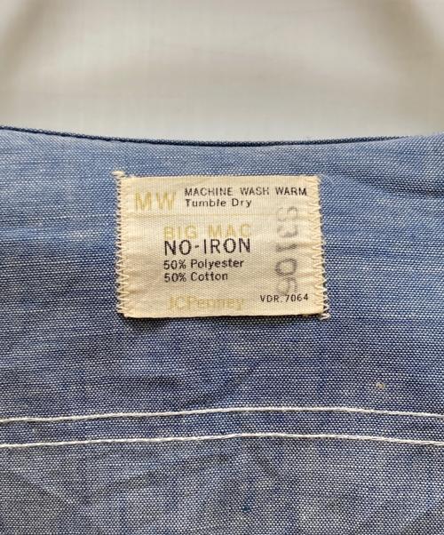 big mac（ビッグマック）big mac (ビッグマック) 70Sシャンブレーシャツ ブルー サイズ:不明の古着・服飾アイテム