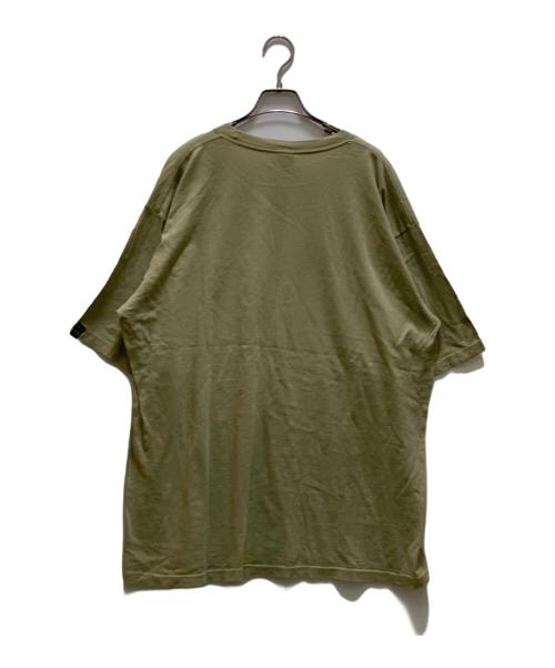 Patagonia（パタゴニア）Patagonia (パタゴニア) Beneficial T's ロゴTシャツ カーキ サイズ:XLの古着・服飾アイテム