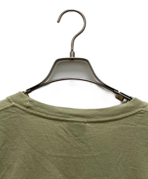 Patagonia（パタゴニア）Patagonia (パタゴニア) Beneficial T's ロゴTシャツ カーキ サイズ:XLの古着・服飾アイテム
