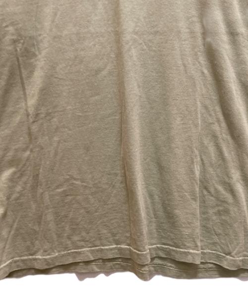 Patagonia（パタゴニア）Patagonia (パタゴニア) Beneficial T's ロゴTシャツ カーキ サイズ:XLの古着・服飾アイテム