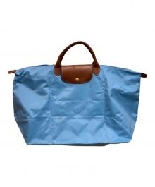 LONGCHAMP（ロンシャン）の古着「オリジナル L トラベルバッグ」｜ブルー
