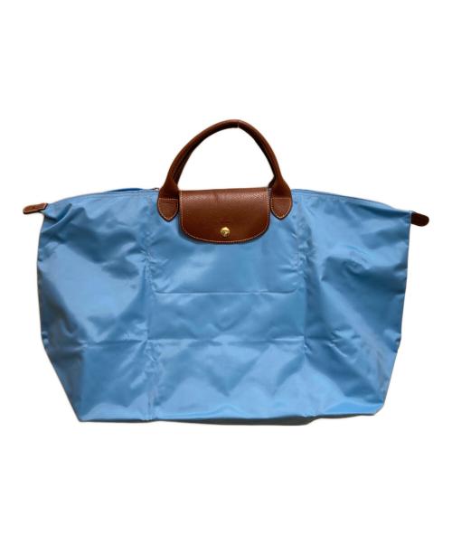 LONGCHAMP（ロンシャン）LONGCHAMP (ロンシャン) オリジナル L トラベルバッグ ブルーの古着・服飾アイテム