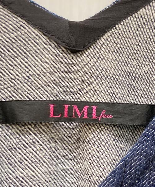 LIMI feu（リミフゥ）LIMI feu (リミフゥ) ウールギャバジンドッキングデニムワンピース インディゴ×ブラック サイズ:不明の古着・服飾アイテム