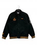 Carhartt WIPカーハート ワーク イン プログレス）の古着「コーデュロイ レターマン ジャケット」｜カーキ