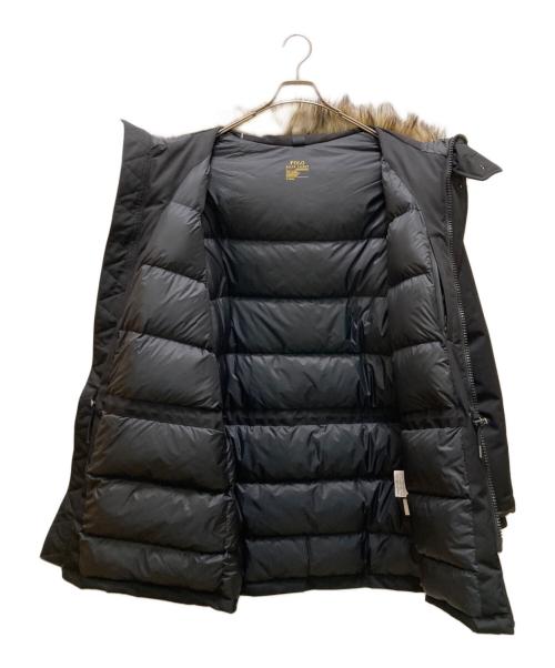 POLO RALPH LAUREN（ポロ・ラルフローレン）POLO RALPH LAUREN (ポロ・ラルフローレン) ファー付ダウンジャケット ブラック サイズ:Mの古着・服飾アイテム
