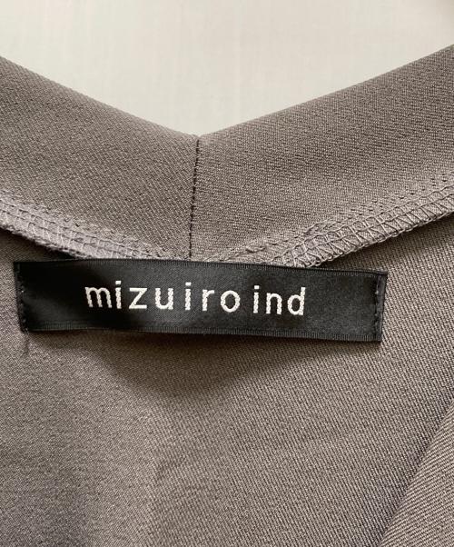 mizuiro-ind（ミズイロインド）mizuiro-ind (ミズイロインド) ワイドカーディガン グレー サイズ:不明の古着・服飾アイテム