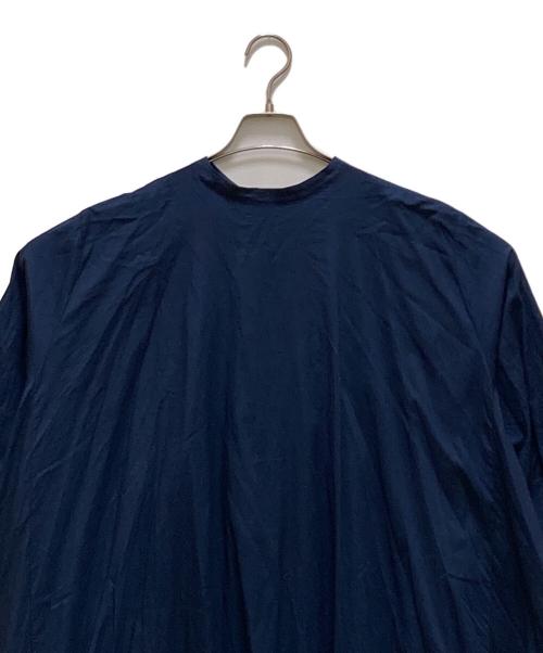 mizuiro-ind（ミズイロインド）mizuiro-ind (ミズイロインド) バンドカラーシャツワンピース ネイビー サイズ:不明の古着・服飾アイテム