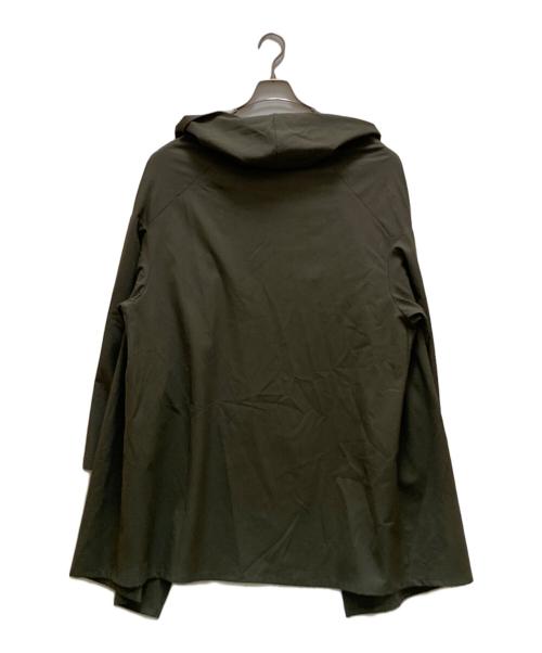 mizuiro-ind（ミズイロインド）mizuiro-ind (ミズイロインド) フーデッドロングカーディガン カーキ サイズ:不明の古着・服飾アイテム