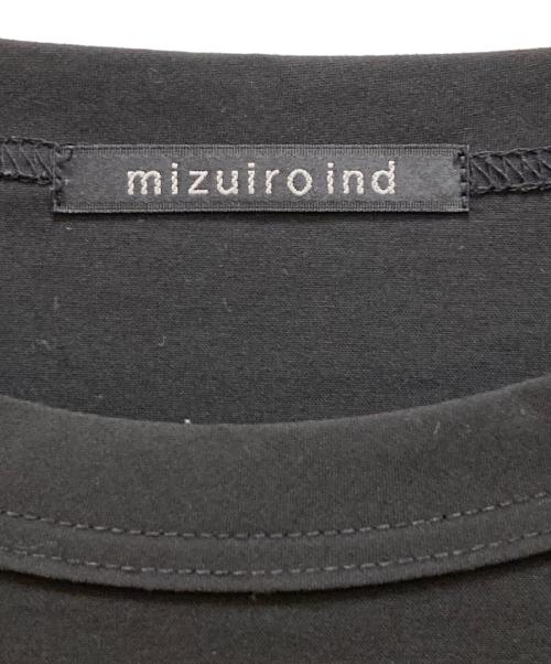 mizuiro-ind（ミズイロインド）mizuiro-ind (ミズイロインド) ストレッチクルーネックロングワンピース ブラック サイズ:不明の古着・服飾アイテム