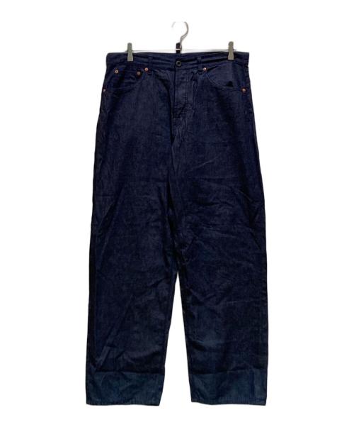 NATURAL LAUNDRY（ナチュラルランドリー）NATURAL LAUNDRY (ナチュラルランドリー) ６ozセルビッチデニム Hi！ インディゴ サイズ:4の古着・服飾アイテム