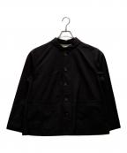 NATURAL LAUNDRYナチュラルランドリー）の古着「ダンプワッシャー マリネジャケット」｜ブラック