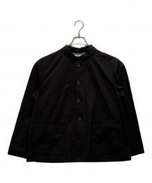 NATURAL LAUNDRY（ナチュラルランドリー）の古着「ダンプワッシャー マリネジャケット」｜ブラック