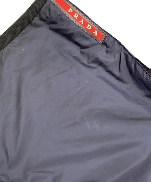 PRADA SPORTS（プラダスポーツ）PRADA SPORTS (プラダスポーツ) ナイロン切替フーデットジャケット ネイビー サイズ:Lの古着・服飾アイテム