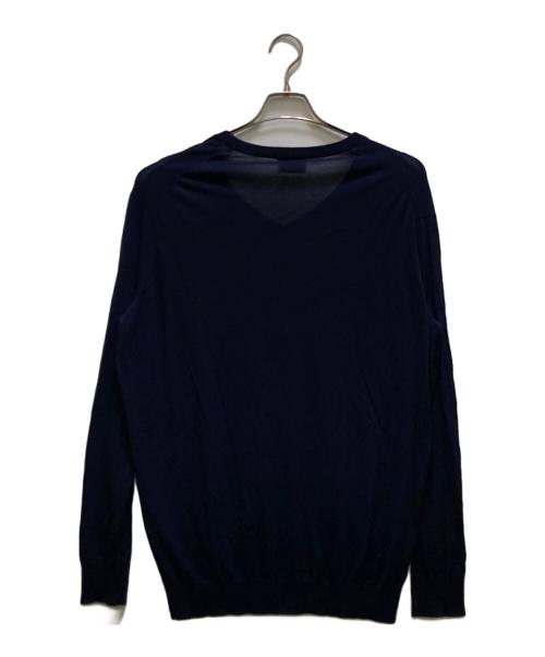 Acne studios（アクネ ストゥディオズ）Acne studios (アクネ ストゥディオズ) Vネックニット ネイビー サイズ:xxsの古着・服飾アイテム