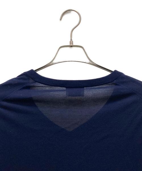 Acne studios（アクネ ストゥディオズ）Acne studios (アクネ ストゥディオズ) Vネックニット ネイビー サイズ:xxsの古着・服飾アイテム