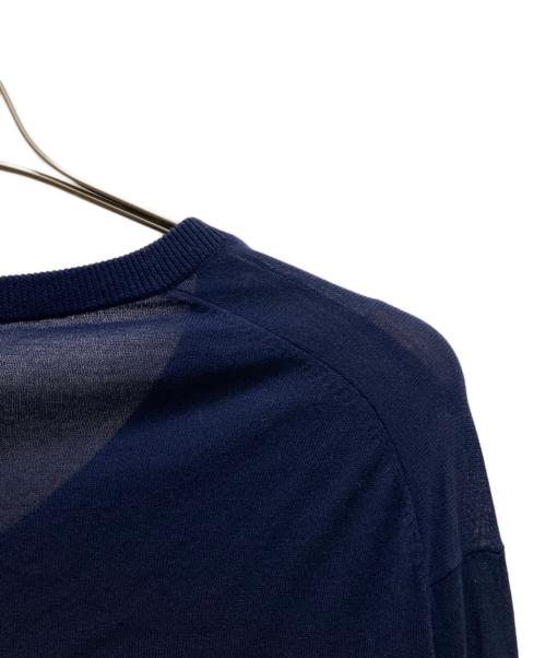 Acne studios（アクネ ストゥディオズ）Acne studios (アクネ ストゥディオズ) Vネックニット ネイビー サイズ:xxsの古着・服飾アイテム