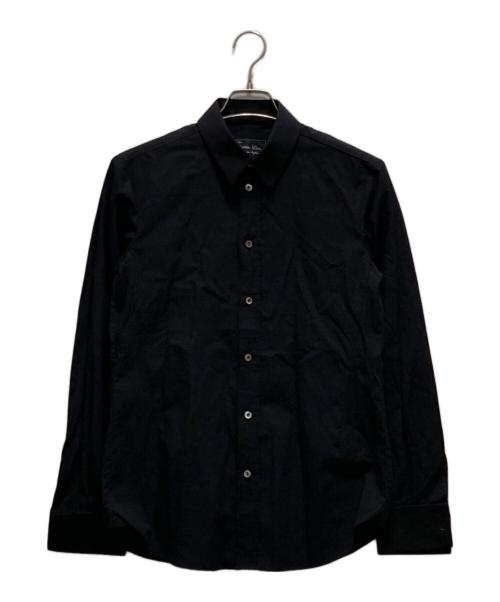 NUMBER (N)INE（ナンバーナイン）NUMBER (N)INE (ナンバーナイン) シェルボタンドレスシャツ ブラック サイズ:2の古着・服飾アイテム