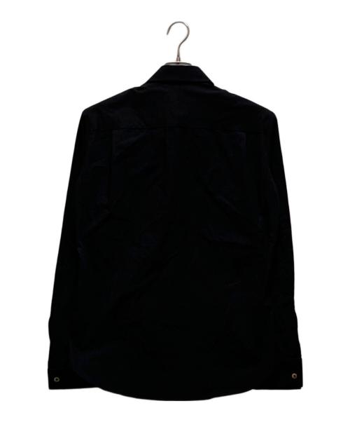 NUMBER (N)INE（ナンバーナイン）NUMBER (N)INE (ナンバーナイン) シェルボタンドレスシャツ ブラック サイズ:2の古着・服飾アイテム
