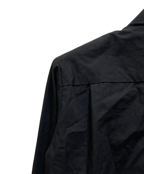 NUMBER (N)INE（ナンバーナイン）NUMBER (N)INE (ナンバーナイン) シェルボタンドレスシャツ ブラック サイズ:2の古着・服飾アイテム