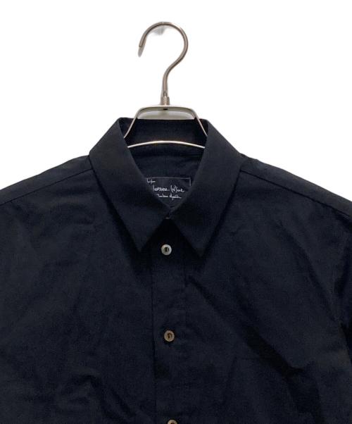 NUMBER (N)INE（ナンバーナイン）NUMBER (N)INE (ナンバーナイン) シェルボタンドレスシャツ ブラック サイズ:2の古着・服飾アイテム