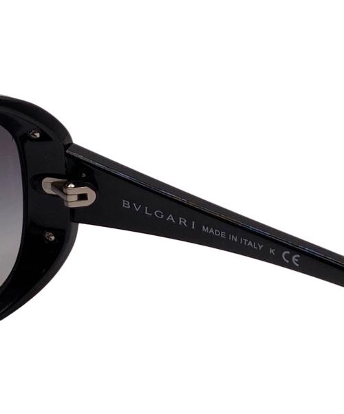 BVLGARI（ブルガリ）BVLGARI (ブルガリ) バタフライ ラインストーン サングラス ブラック サイズ:SIZE 61□17 125の古着・服飾アイテム