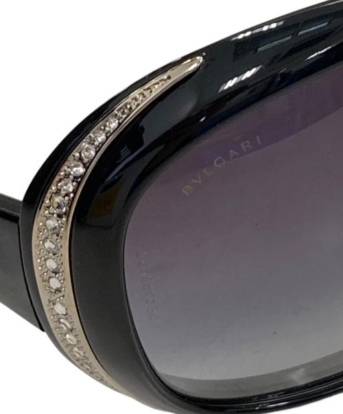 BVLGARI（ブルガリ）BVLGARI (ブルガリ) バタフライ ラインストーン サングラス ブラック サイズ:SIZE 61□17 125の古着・服飾アイテム