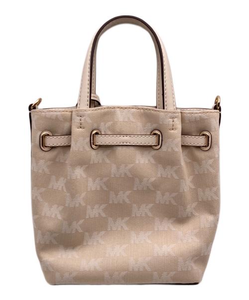 MICHAEL KORS（マイケルコース）MICHAEL KORS (マイケルコース) CARSON NS クロスボディ スモール - MKシグネチャー ホワイトの古着・服飾アイテム