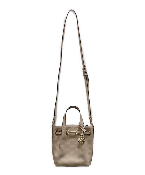 MICHAEL KORS（マイケルコース）MICHAEL KORS (マイケルコース) CARSON NS クロスボディ スモール - MKシグネチャー ホワイトの古着・服飾アイテム