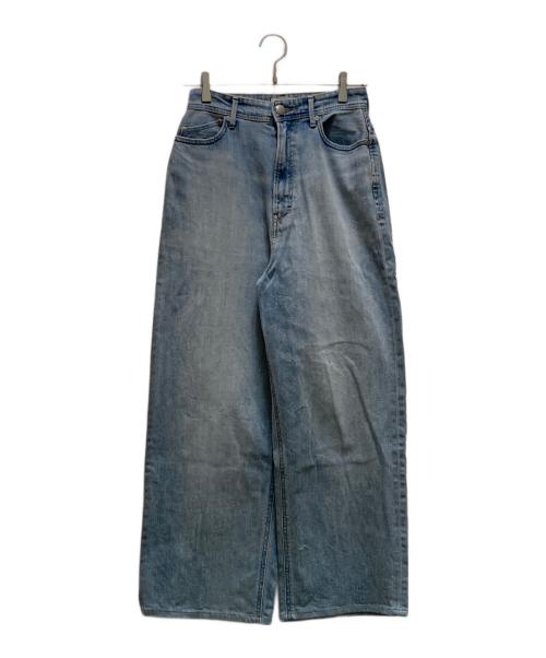 YANUK（ヤヌーク）YANUK (ヤヌーク) ジョーン ルーズ ストレートデニムパンツ インディゴ サイズ:25の古着・服飾アイテム